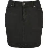 Urban Classics Jupe noir denim