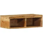 vidaXL Armoire TV murale 60x30x19 cm Bois de manguier rugueux