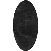 vidaXL Tapis ovales HUARTE Noir 100 x 200 cm
