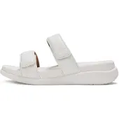 FitFlop F-Mode Go, sandales compensées à deux brides, couleur blanche, taille 38