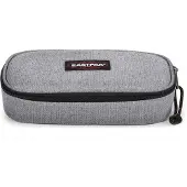 Eastpak Étui 'Oval Single' gris / rouge sang / noir / blanc