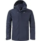 Schöffel Veste outdoor 'Okere' bleu / bleu foncé / blanc
