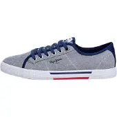 Pepe Jeans Baskets basses 'Brady' bleu marine / bleu denim