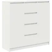 vidaXL Sideboard avec tiroirs blanc 100,5x35x98,5 cm Bois composite