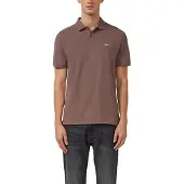 s.Oliver T-Shirt chocolat / blanc