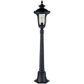 Elstead Lighting Lampe d'extérieur sur poteau, style manoir, noire, E27, 60 W, Chicago Elstead