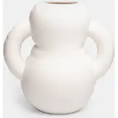 Home Studyo Oscar Vase Matte | Bone