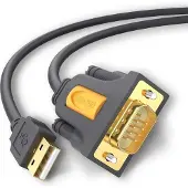 UGREEN Câble Usb vers Db9 Rs-232 Cr104, 2M (Noir)