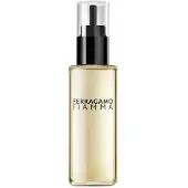 Salvatore Ferragamo Fiamma Refill, Femme, 100 ml, Recharge, Parfum liquide, ambrette, cerise (fruit), marigold, nectarine, poire, safran, rose de Damas, gardénia, chèvrefeuille, jasmin
