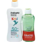 Babaria SOL. LECHE PROTECTOR INFANTIL F50+ +AFTER HIELO 100 ML (Lait solaire, SPF 50+, 100 ml)