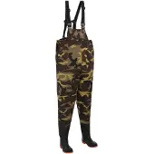 vidaXL Cuissard Avec Bottes Polyester Enduit De Pvc Dimensions 38