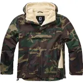Brandit Veste mi-saison 'Sherpa' brun foncé / olive / sapin / noir