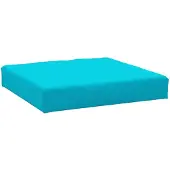 vidaXL Coussin de palette turquoise 60x60x8 cm tissu oxford