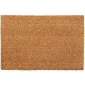 vidaXL Tapis de porte naturel 50x80 cm fibre de coco touffeté