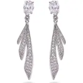 Avant Garde Boucles d'oreilles 'Teodora' argent
