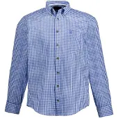 JP 1880 Chemise folklorique bleu / blanc