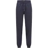 BOSS Pantalon bleu foncé / gris argenté