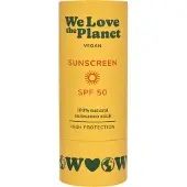 We Love The Planet Vegan Sunscreen (Crème solaire, Crème solaire visage, SPF 50, 40 ml)