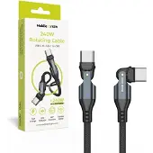 Mobile Origin Câble rotatif 240 W USB-C vers USB-C CB3
