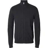 Selected Vestes en maille 'Berg' anthracite