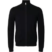 Selected Vestes en maille 'Berg' noir
