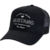 Mustang Casquette 'Taylor' noir / blanc