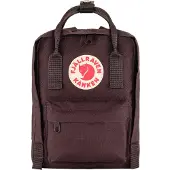 Fjällräven Sac à dos 'Kanken' bleu nuit / rouge foncé / blanc