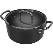 Zwilling Casserole Milano avec couvercle en verre, 24 cm, noire