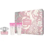 Versace Vaporisateur Edt 50ml/Gel bain et douche 50ml/Lotion pour le corps 50ml Bright Crystal Giftset