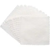Papstar 2000 Dessertdeckchen 15 cm x 15 cm weiss
