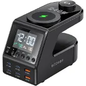 BlitzWolf BW-FW10 alarm clock with charger 2xUSB-A, 4xUSB-C, 240W