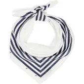 HUGO Foulard bleu / blanc