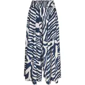 LASCANA Pantalon crème / bleu foncé