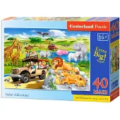 Castorland Puzzle 40 pièces MAXI Aventure Safari 40322