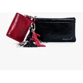 Desigual Porte-clés rouge / noir
