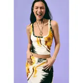 Desigual Haut beige / jaune / noir