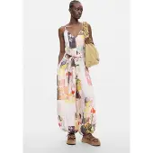 Desigual Combinaison citron / kaki / poudre