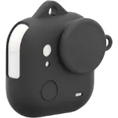 Puluz Silicone Lens Cover + Case for Insta360 GO Ultra, Caméra d'action : accessoires, Noir