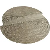 Bolia Zen Rug Split Tapis 157 x 180 cm | Dark Beige