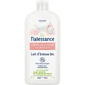Natessance Crème Douche Hydratante Lait d'ânesse 500 ml Crème
