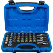 Bgs 123 Kit de réparation pour filetage de vidange d'huile, 114 pcs.