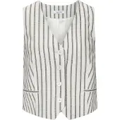 LASCANA Gilet de costume crème / gris
