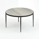 Wohnling Table basse en métal avec plateau en marbre blanc de Toronto, 70 cm de diamètre, table de salon, table de détente, table basse élégante, table d'appoint, fabriquée à la main