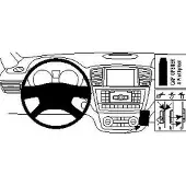 Virtasenkauppa.fi 854709 ProClip Mercedes Benz GL-Class 13-19, Support pour smartphone, Noir