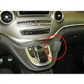 Mercedes-Benz ProClip Angled mount - Support pour téléphone portable, Support pour smartphone, Noir