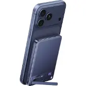 Iniu Batterie externe Powerbank 25 W MagPro Slim Magnet QI2.2 avec câble USB Type C 10000 mAh Bleu