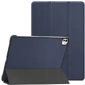 IMoshion Coque tablette Trifold pour Apple iPad Pro 11 (2022 / 2021 / 2020 / 2018) - Bleu foncé