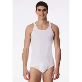Schiesser Maillot de corps blanc