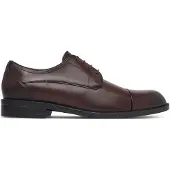 BOSS Chaussures derby en cuir à bout droit
