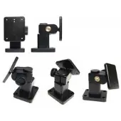 Brodit Support de base pour surfaces horizontales, réglable à 360, Support pour smartphone, Noir